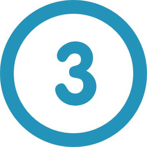 numero um com circulo