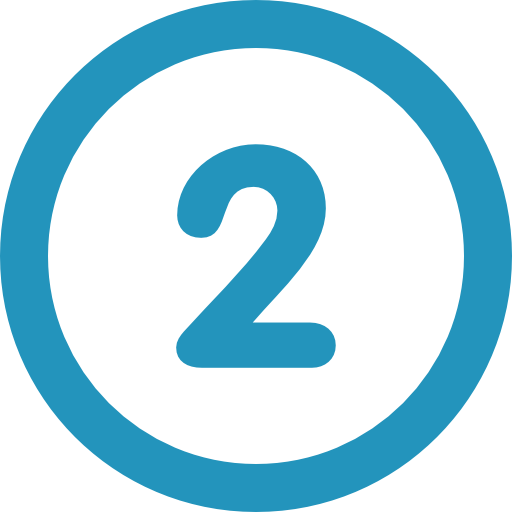 numero um com circulo